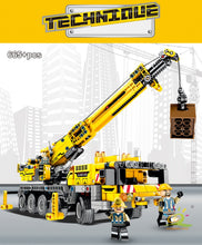 Lade das Bild in den Galerie-Viewer, Beweglicher Kran Baustein Set (665 Teile) kaufen
