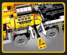Lade das Bild in den Galerie-Viewer, Beweglicher Kran Baustein Set (665 Teile) kaufen