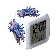 Lade das Bild in den Galerie-Viewer, Lilo & Stitch Digital Uhr Digitaler Wecker mit Farbwechsel Effekt kaufen
