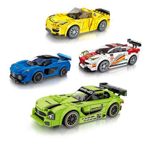 Lade das Bild in den Galerie-Viewer, City Super Racers Rennwagen Baustein Sets (31 Motive) kaufen