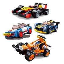 Lade das Bild in den Galerie-Viewer, City Super Racers Rennwagen Baustein Sets (31 Motive) kaufen