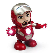 Lade das Bild in den Galerie-Viewer, Tanzender Iron Man aus Avengers Figur mit Led Licht und Musik kaufen