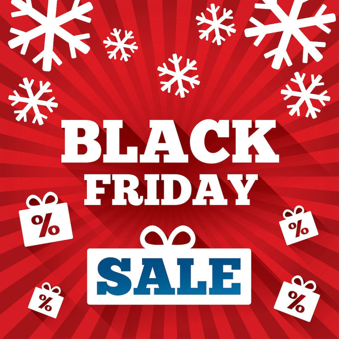 Black Friday Sale: 13 % auf alles – nur heute!