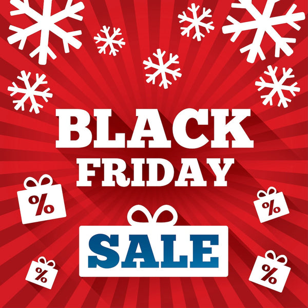 Black Friday Sale: 13 % auf alles – nur heute!