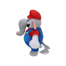 Lade das Bild in den Galerie-Viewer, Super Mario Bros Elefanten Plüsch Figur (Mario oder Luigi)
