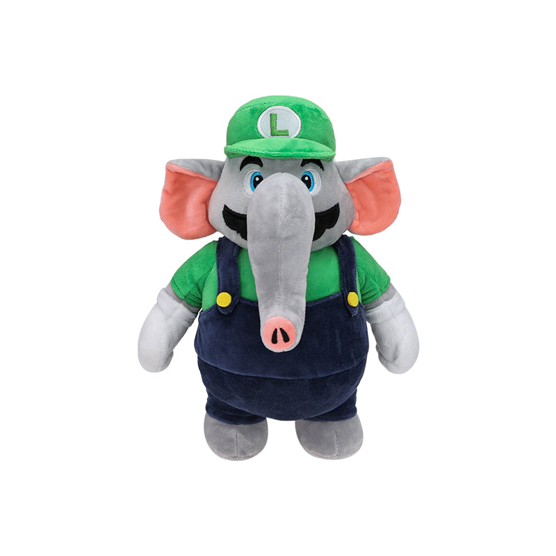 Super Mario Bros Elefanten Plüsch Figur (Mario oder Luigi)