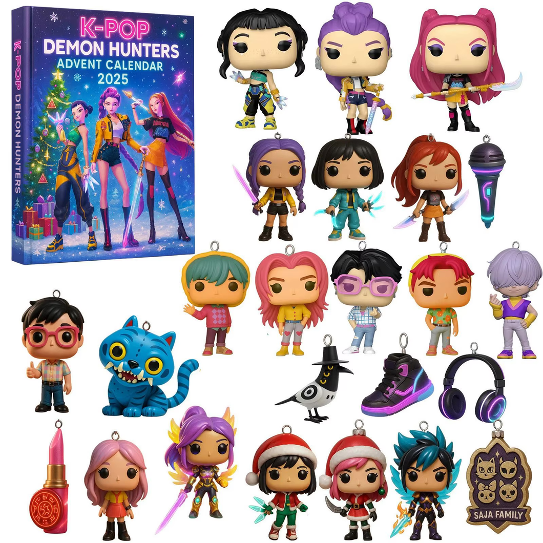 Rumi, Mira, Zoey K Pop Demon Hunters Adventskalender