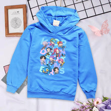 Lade das Bild in den Galerie-Viewer, Niedlicher Hunterx Kpop Demon Hunter Kapuzenhoodie Pullover für Kinder
