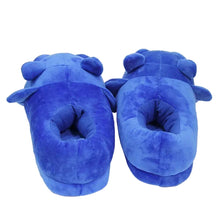 Lade das Bild in den Galerie-Viewer, Flauschige Plüsch Hausschuhe im Sonic der Igel Look
