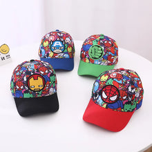 Lade das Bild in den Galerie-Viewer, Tolle Baseball Mützen für Kinder Iron Man Spiderman Hulk Captain America
