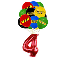 Lade das Bild in den Galerie-Viewer, Ninjago Kindergeburtstag Deko - Banner, Teller, Becher etc.
