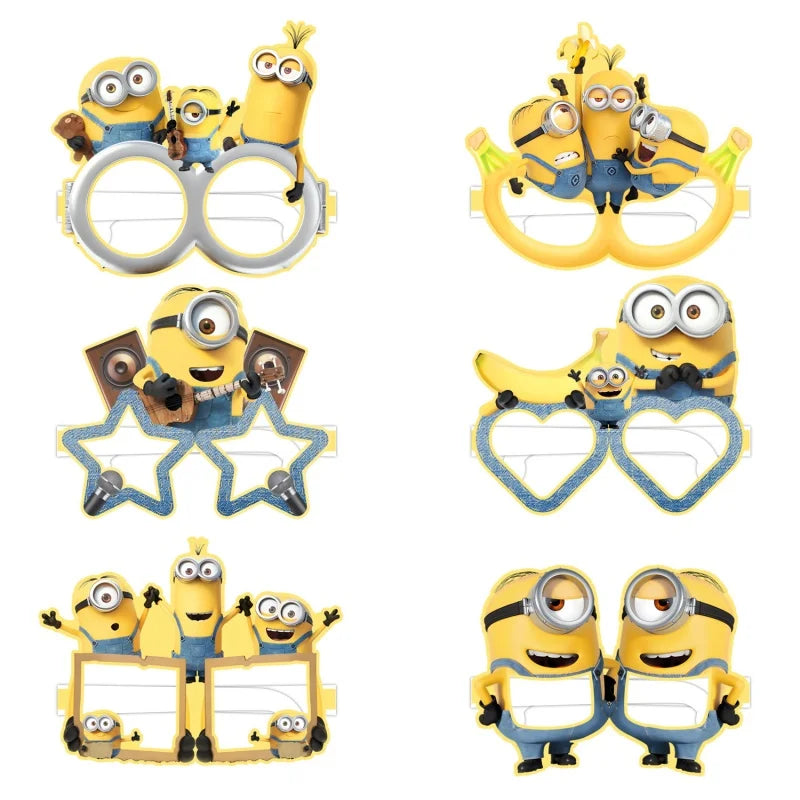 12 Stk. Minions Kinder Party Brillen für Feier, Geburtstag etc.