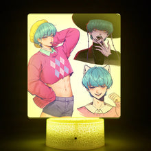 Lade das Bild in den Galerie-Viewer, Kpop Demon Hunters Nachtlichter Deko Lampe mit Zoe Rumi Mira Saja Boys Motiven
