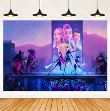 Lade das Bild in den Galerie-Viewer, HUNTR/X‌ KPop Demon Hunters‌ Feier Party Große Poster für Geburtstag etc.
