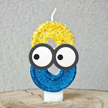 Lade das Bild in den Galerie-Viewer, Minions Geburtstag Kerzen mit Jahreszahl
