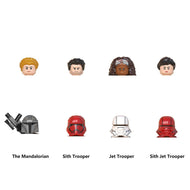 Star Wars Mini Figuren, Kaydel Ko Connix Jannah Poe Dameron Rose Tico