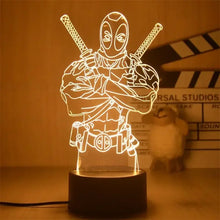 Lade das Bild in den Galerie-Viewer, Tolle Nachtlichter in vielen Motiven -  Iron Man, Thor, Hulk, Star Wars etc.
