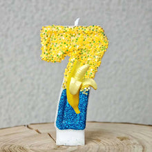 Lade das Bild in den Galerie-Viewer, Minions Geburtstag Kerzen mit Jahreszahl

