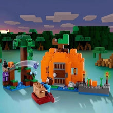 Lade das Bild in den Galerie-Viewer, Minecraft Die Kürbisfarm Set Klemm-Baustein Spielzeug Set Kompatibel mit 21248
