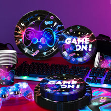 Lade das Bild in den Galerie-Viewer, Game On Party und Geburtstags Deko Set mit Tellern etc. für Gamer
