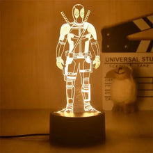 Lade das Bild in den Galerie-Viewer, Tolle Nachtlichter in vielen Motiven -  Iron Man, Thor, Hulk, Star Wars etc.
