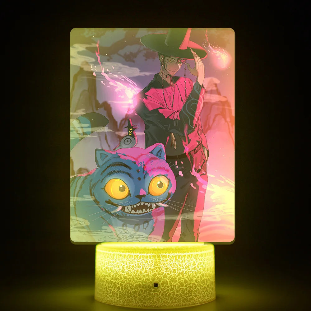 Kpop Demon Hunters Nachtlichter Deko Lampe mit Zoe Rumi Mira Saja Boys Motiven