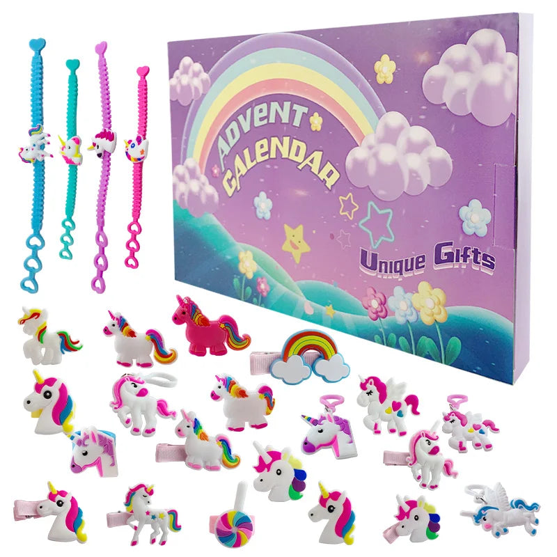 Einhorn, Autos, Stitch Adventskalender - viele Motive