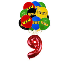 Lade das Bild in den Galerie-Viewer, Ninjago Kindergeburtstag Deko - Banner, Teller, Becher etc.
