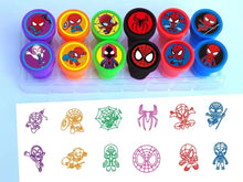 Lade das Bild in den Galerie-Viewer, 10 Stk. Spider-Man Stempel
