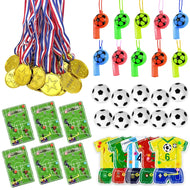 Fußball 50-teiliges Spielzeug Set für Party, Geburtstag, Kindergeburtstag