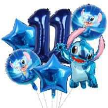 Lade das Bild in den Galerie-Viewer, Lio und Stitch Geburtstag Ballons für Feier, Kindergeburtstag etc.
