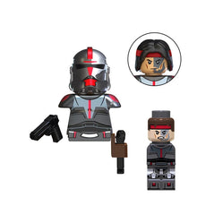 Lade das Bild in den Galerie-Viewer, Han Solo, Leia, Kamino Security Kommander Star Wars Figuren
