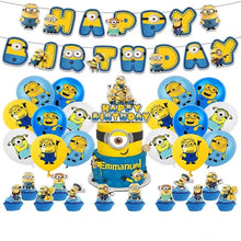 Lade das Bild in den Galerie-Viewer, Minions Geburtstag Kindergeburtstag Deko Set

