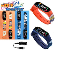 Naruto Kinder Smartwatch mit Farbdisplay und Ladefunktion
