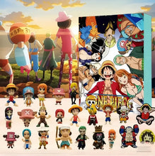Lade das Bild in den Galerie-Viewer, One Piece Luffy Adventskalender mit 24 One Piece Figuren
