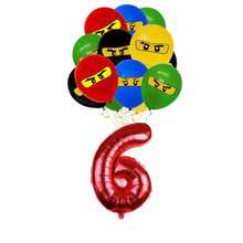 Lade das Bild in den Galerie-Viewer, Ninjago Kindergeburtstag Deko - Banner, Teller, Becher etc.
