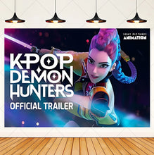 Lade das Bild in den Galerie-Viewer, HUNTR/X‌ KPop Demon Hunters‌ Feier Party Große Poster für Geburtstag etc.
