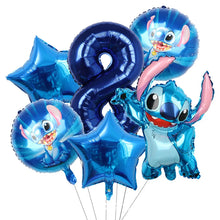 Lade das Bild in den Galerie-Viewer, Lio und Stitch Geburtstag Ballons für Feier, Kindergeburtstag etc.
