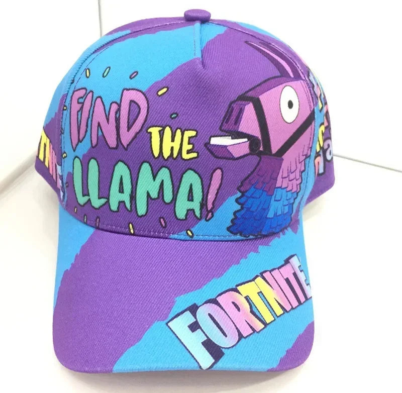 Bunte Fortnite Lama Mützen Caps für Erwachsene