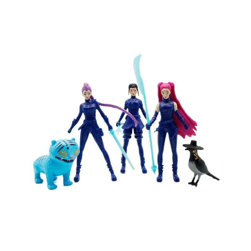 5er Set Kpop Demon Hunters Figuren