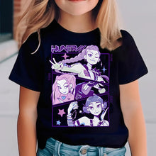 Lade das Bild in den Galerie-Viewer, Cooles Kinder T-Shirt mit Kpop Demon Hunter Motiven

