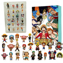 Lade das Bild in den Galerie-Viewer, One Piece Luffy Adventskalender mit 24 One Piece Figuren
