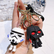 Star Wars Schlüsselanhänger mit Leyla, Darth Vader, Stormtrooper, Yoda u. a. Motiven