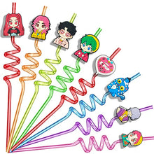 Lade das Bild in den Galerie-Viewer, Kpop Demon Hunters wiederverwendbare Trinkhalme
