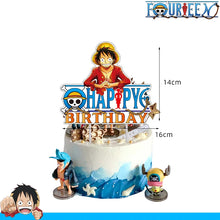 Lade das Bild in den Galerie-Viewer, One Piece Luffy Geburtstags Deko Teller, Becher, Ballons uvm.
