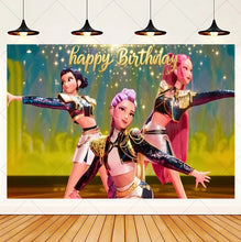 Lade das Bild in den Galerie-Viewer, HUNTR/X‌ KPop Demon Hunters‌ Feier Party Große Poster für Geburtstag etc.

