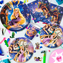 Lade das Bild in den Galerie-Viewer, Rapunzel Geburtstag Partydekoration Set mit 112 Teilen
