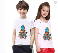 Lade das Bild in den Galerie-Viewer, Happy Birthday Paw Patrol T-Shirts für Kinder mit Jahreszahl
