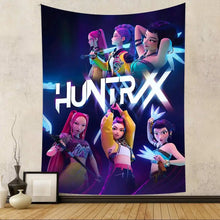 Lade das Bild in den Galerie-Viewer, Kpop D-Demon Hunters HIntergrund Poster Wand Deko für Feier, Event, Geburtstag
