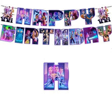 Lade das Bild in den Galerie-Viewer, Kpop Demon Hunters Kindergeburtstag Deko, Banner, Becher etc.
